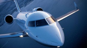 Charter a heavy jet, like the spacious Challenger 604