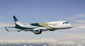 Charter a heavy jet, as the Embraer Lineage 1000 is perfect for private air charter